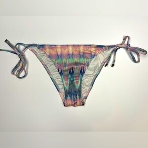 Victoria's Secret Multi Colored‎ Swimsuit Cheeky Bikini Bottom Size S Women's